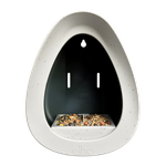 essential bird feeder 18cm fibrous grey